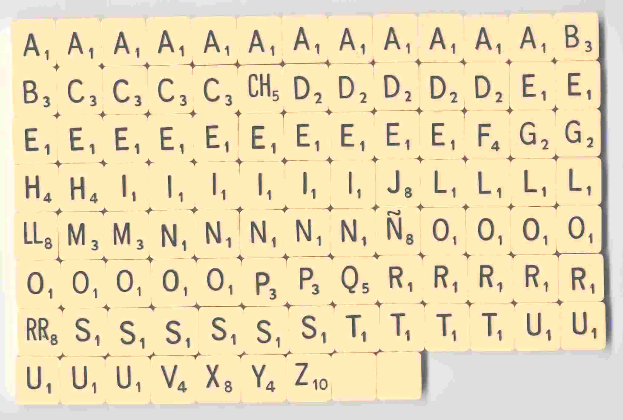 Spanish Scrabble